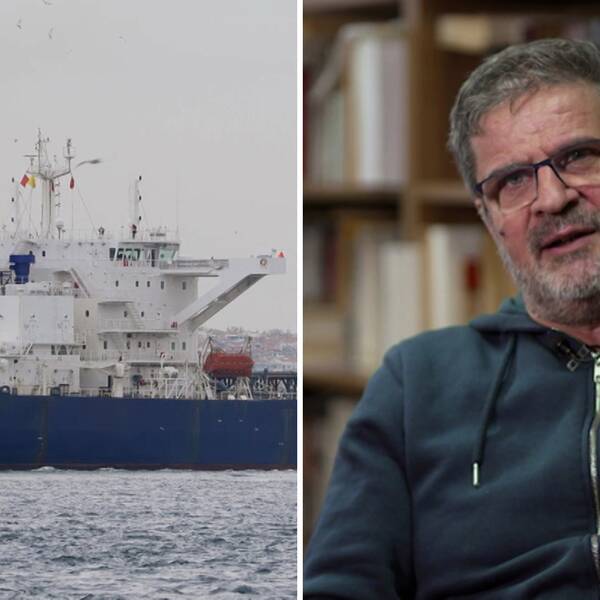 Långsamt glider fartyget SCF Surgut genom Bosporen – en 274 meter statlig rysk oljetanker på väg från Svarta havet och ut mot öppet hav.