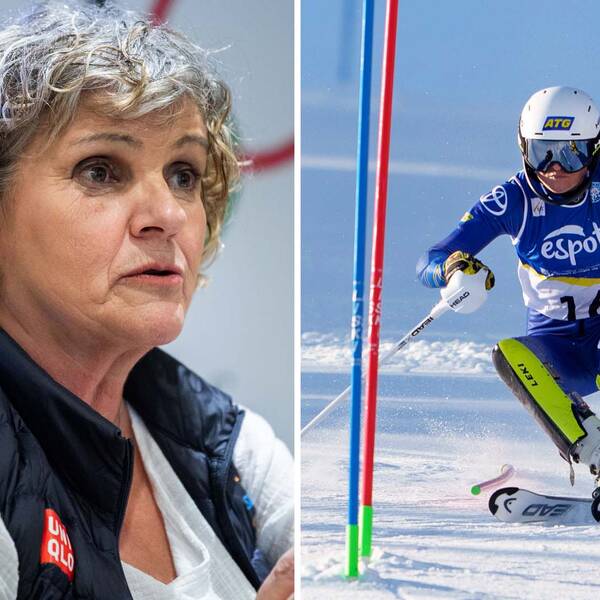 Åsa Llinares Norlin, ordförande Svenska parasportförbundet, och Ebba Årsjö.