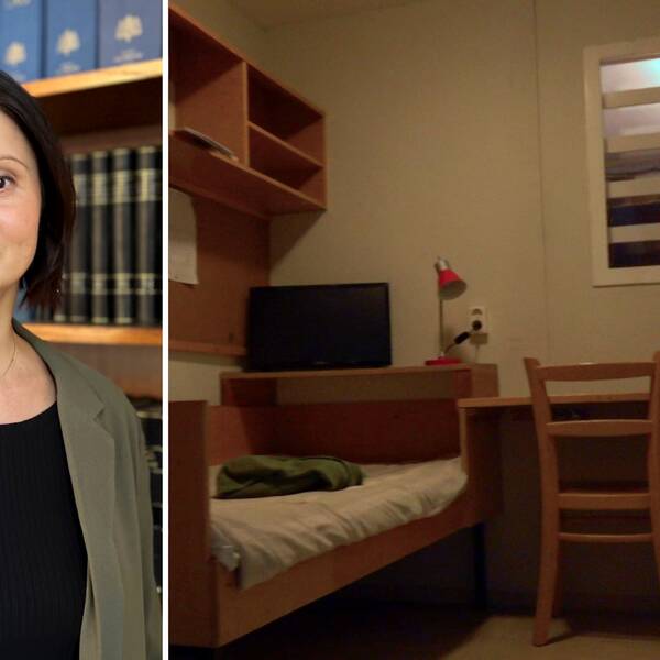Advokat Alina Andras, häktescell.