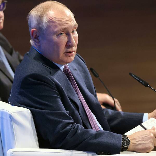 Rysslands president Vladimir Putin.