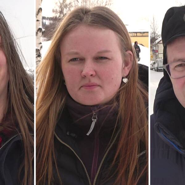 Arjeplogarna Ludwig Wetterberg, Mari Söderberg och Dennis Bissmark.