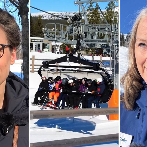 Bild från tre nyhetshändelser den här veckan – SVT har träffat Anna i Rättvik som stöttar andra vuxna som utsatts för övergrepp som barn, ett barn föll ur en sittlift vid Hundfjället i Sälen och Fjätervålens VD träffade ministrar för att påverka var gränserna för elområdena går.