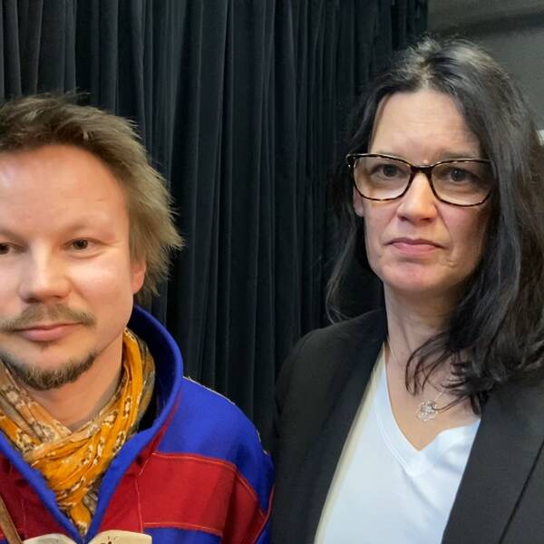 Leanne Betasamosake Simpson är nöjd med Sápmi-besöket, och samtalet på Littfest tillsammans med Niillas Holmberg.