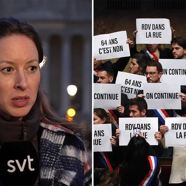 ”Frankrikes regering klarade förtroendeomröstning – hör SVT:s utrikesreporter på plats i Paris”