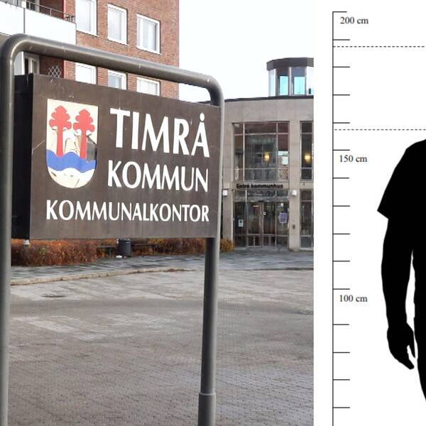 Timrå kommun, sikluett av mannen