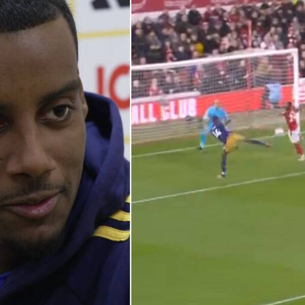 Alexander Isak nominerad till årets mål i Premier League