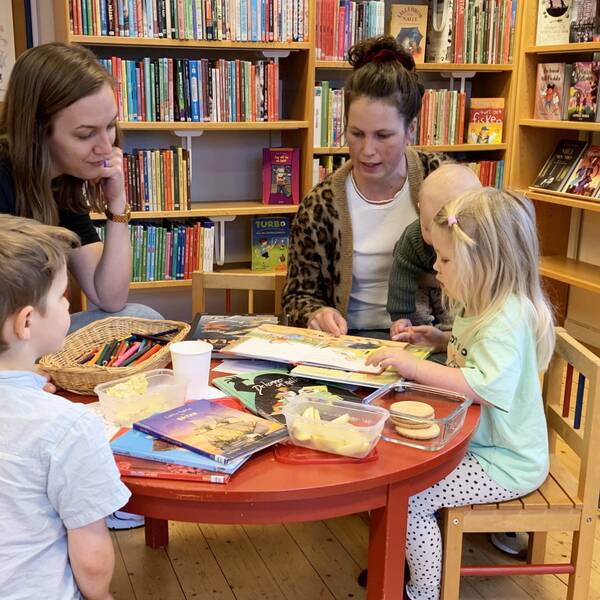 Biblioteket i Ausås i Ängelhoms kommun ska stängas. Jenny Fermebring och Stina Rischel Bergström besöker ofta biblioteket. De är arga över beslutet och har startat en namninslamlig för att behålla biblioteket. 