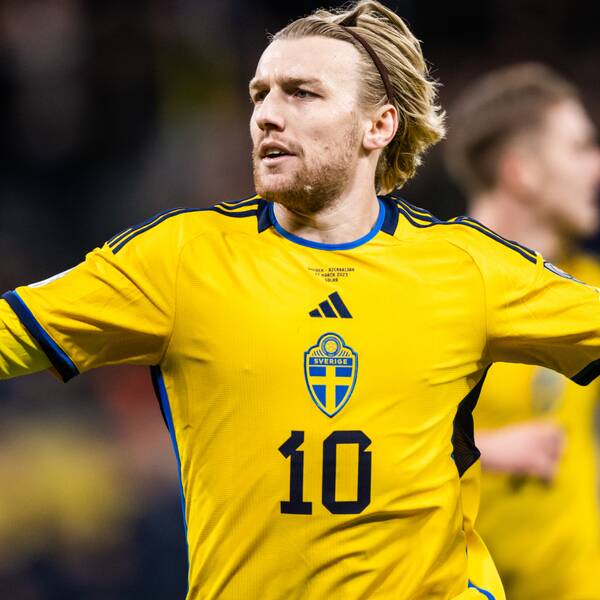 Emil Forsberg målskytt i EM-kvalet.
