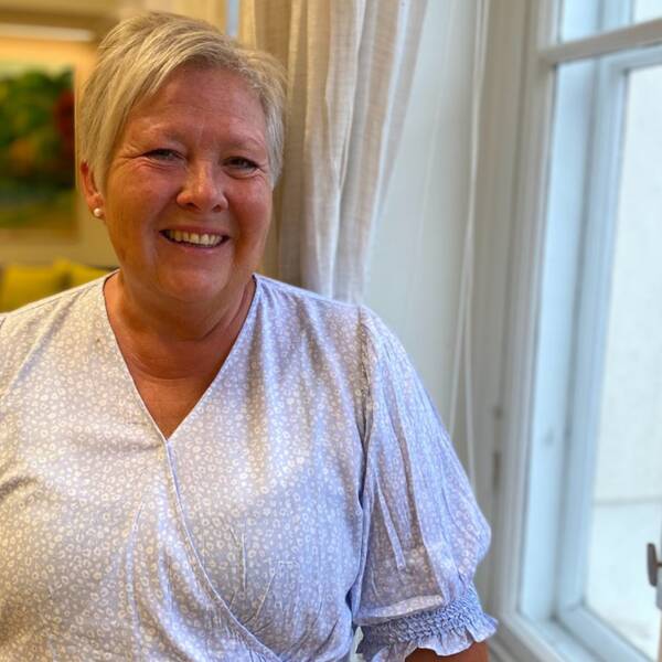 Mona Forsberg på sitt rum i rådhuset i Jönköping.