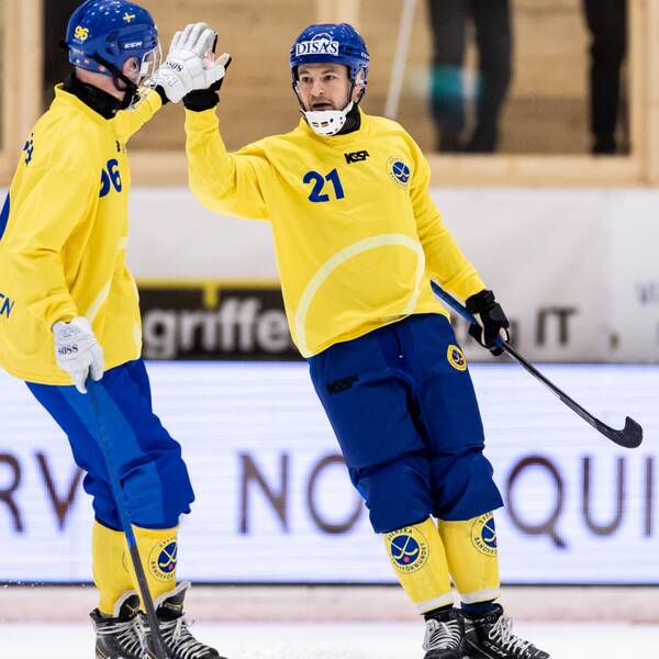 Christoffer Edlund har nu gjort 100 VM-mål i karriären.