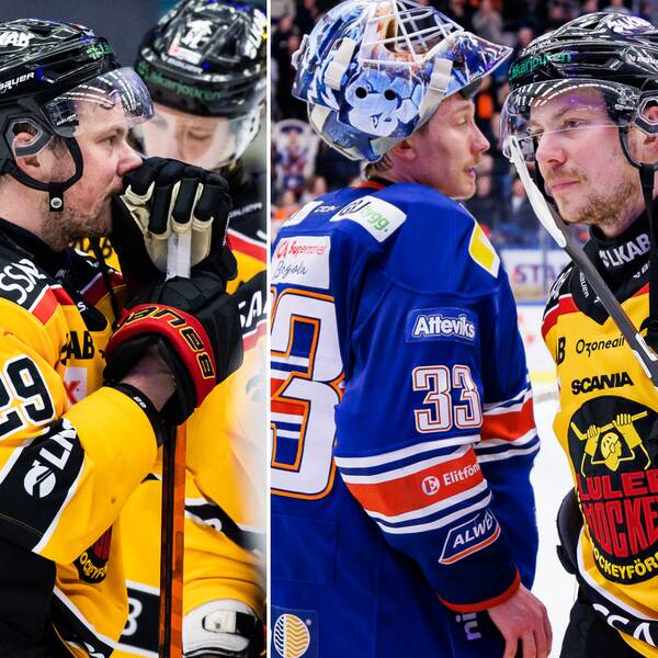 Erik Gustafsson deppar efter förlusten mot Växjö.
