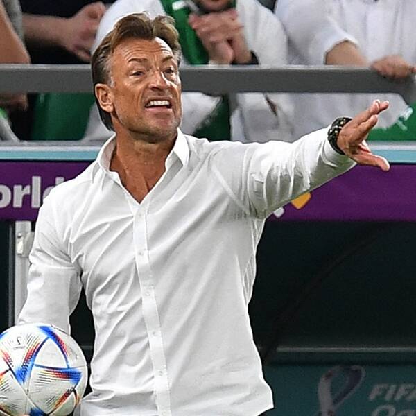 Hervé Renard under höstens fotbolls-VM för herrar. I sommar väntar VM igen, men den här gången med franska damlandslaget.