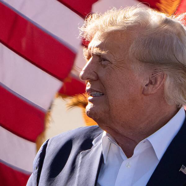 Arkivbild på Donald Trump.