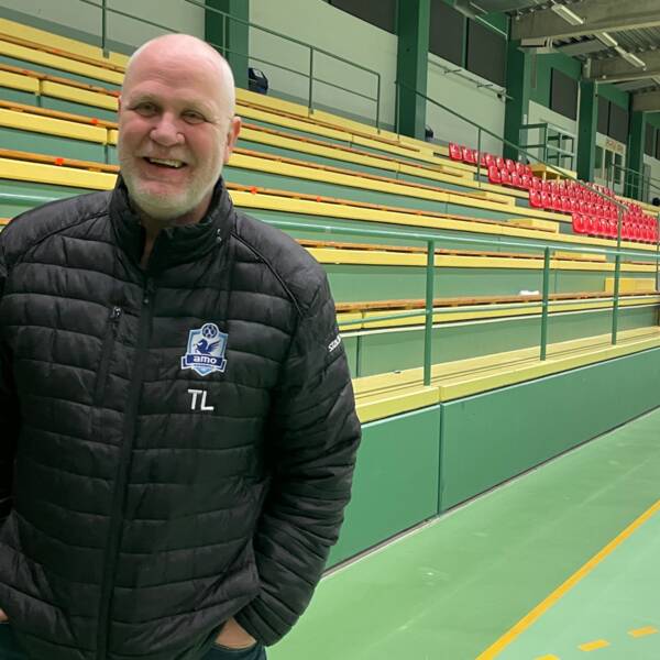 Tomas Lundberg, lagcoach i Amo handboll.