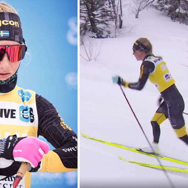 Ida Dahl hade en tung dag och leder nu totalen med en ynka poäng.