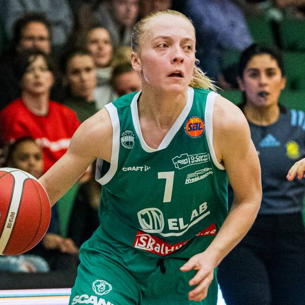 Södertäljes Klara Lundquist under en match mot Alvik i höstas. Arkivbild.