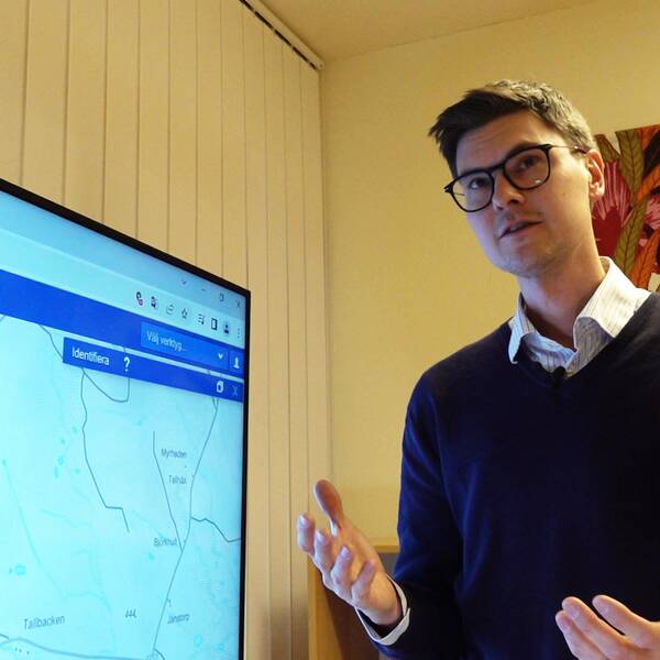 en bild på området som berörs samt Gällivare kommuns Alexander Kult.