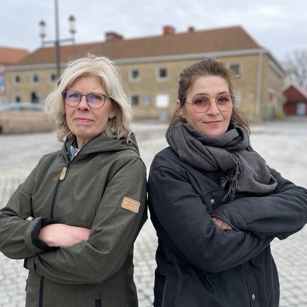 Teaterprofilerna i Karlskrona, Ann-Christin Bernhardsson och Anna Lahmer.