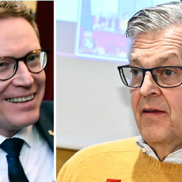 Per Palmström (vänster) utmanar Hans von Uthmann i kampen om jobbet som SOK-ordförande.
