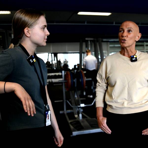 Platschefen på gymmet berättar om att fler kvinnor tränar i den fria viktytan.