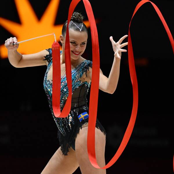 Alva Svennbeck missade final i EM i rytmisk gymnastik