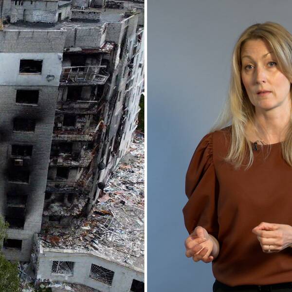 En forskare, Kristin Ljungkvist, som pratar om strid i städer. Varför blir det vanligare och varför är det farligare med strid i städer än i terrängen?