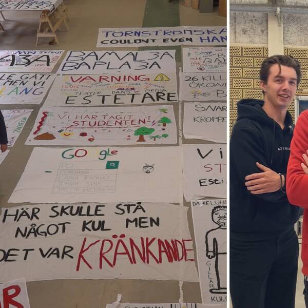 För att inget opassande ska slinka igenom anordnar Thörnströmska gymnasiet en tävling för studentflaken.