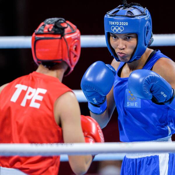 Sverige har blivit invalt i World Boxing. På bilden är Agnes Alexiusson från OS i Tokyo 2021.