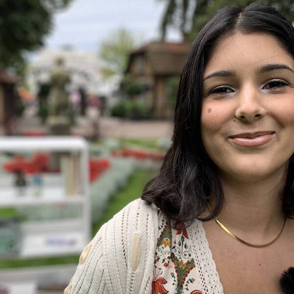 Jasmine Darban i Trädgårdsföreningen i Göteborg.