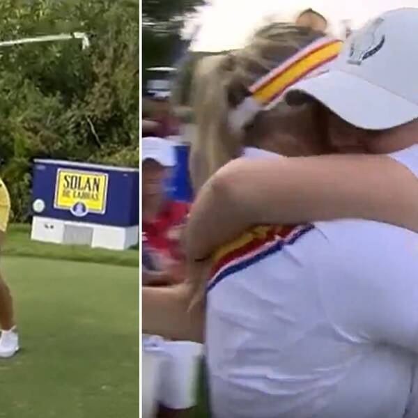 Se Emily Pedersens hole-in-one i spelaren ovan