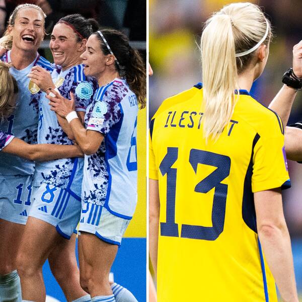Sverige föll tungt efter rött kort och straff – se mardrömsslutet i spelaren