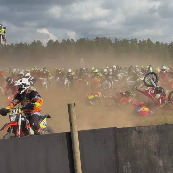 Starten av ett endurolopp