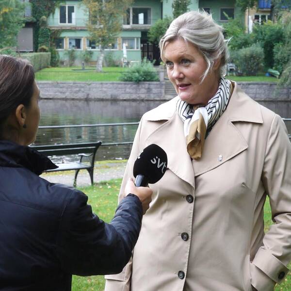 Lena Rådström Baastad, landshövding och ordförande i energi- och klimatrådet, intervjuas om miljömålen