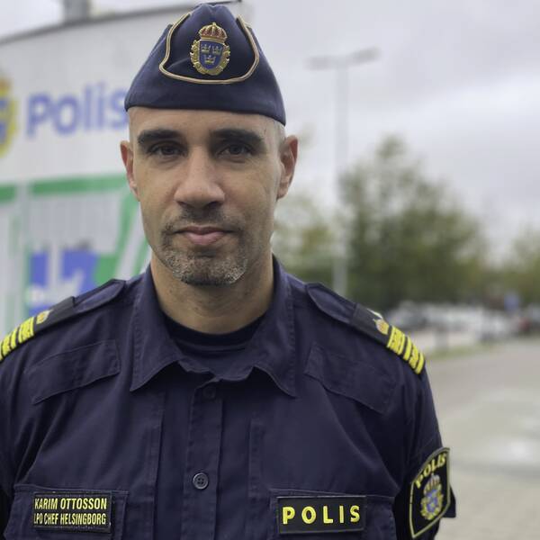 Karim Ottosson, lokalpolisområdeschef i Helsingborg.