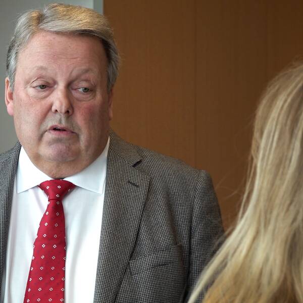 Målsägarbiträdet Uno Karlsson i hovrätten för rättegång om fallet Tove.