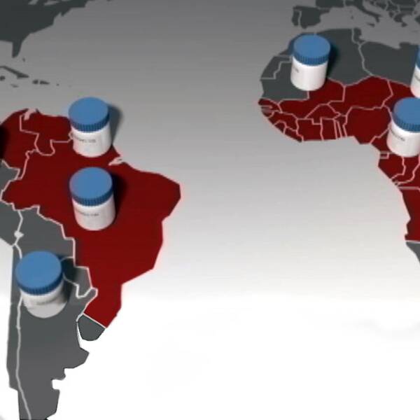 Flodblindhet är ett stort problem i Latinamerika och Afrika.