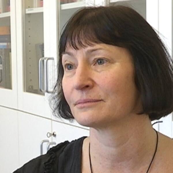 Bild på läkaren och docenten Lisbeth Slunga Järvholm vid arbets- och miljömedicin i Umeå.