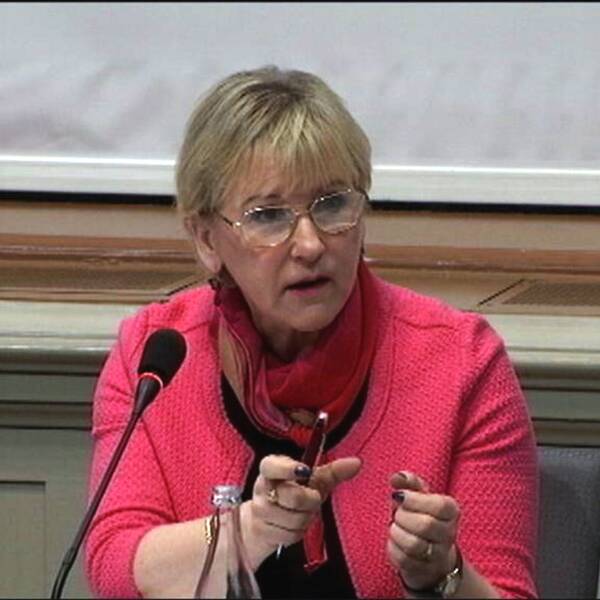 Utrikesminister Margit Wallström.