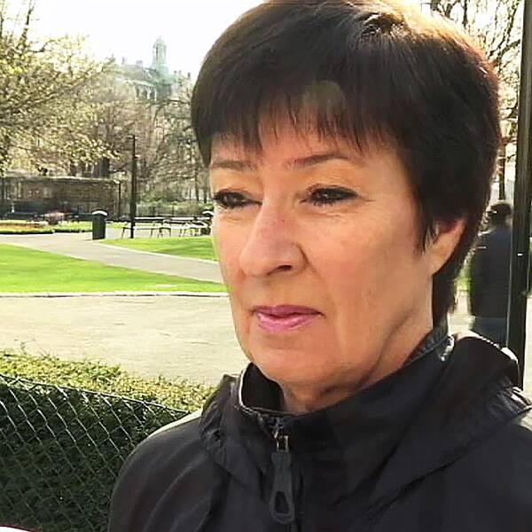 Mona Sahlin intervjuas av Expressen.