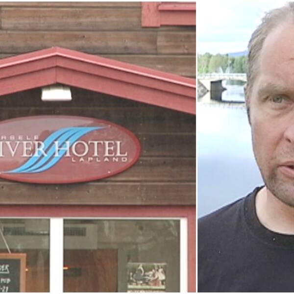 Per-Åke Gustavsson, arrendatorn av Sorsele River hotell.