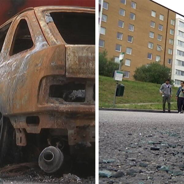 Boende i stadsdelen Kroksbäck är bekymrade över sommarens alla bilbränder