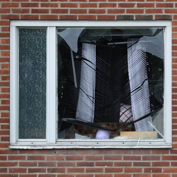 lägenheten där explosionen inträffade i Biskopsgården.