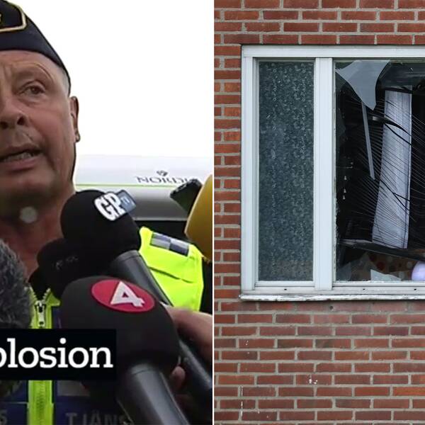 Polisen i Göteborg om explosionen i Biskopsgården