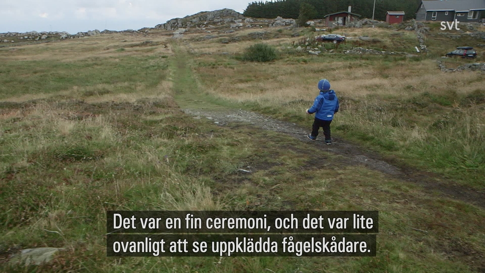 Fågelskådare på Utsira