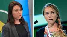 Maria Ferm (MP) och Johanna Jönsson (C). 