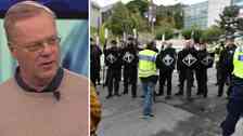 Ordförande för SKMA, Svante Weyler reagerar på polisens agerande under Nazistdemonstrationen i Göteborg.