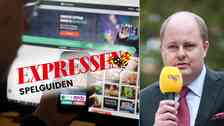 Expressens ansvarige utgivare Thomas Matsson (t.h) ser inga konstigheter med intäktsmodellen för Expressens nya spelsajt.