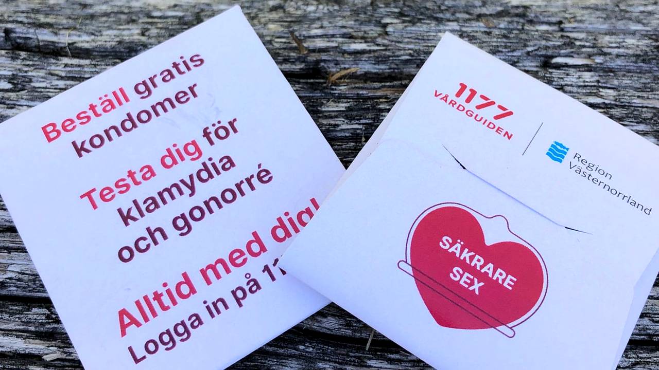Gratis kondomer till unga via 1177 i Västernorrland  SVT Nyheter