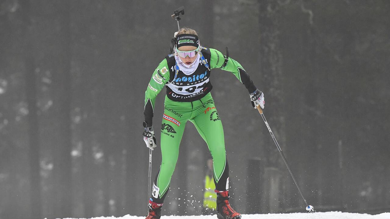 Stina Nilsson Imponerade I Sin Tavlingsdebut Som Skidskytte Svt Sport