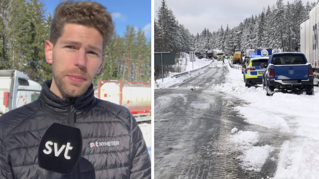 Stor Trafikolycka Pa E20 Mellan Laxa Och Finnerodja Vagen Stangdes Av Svt Nyheter